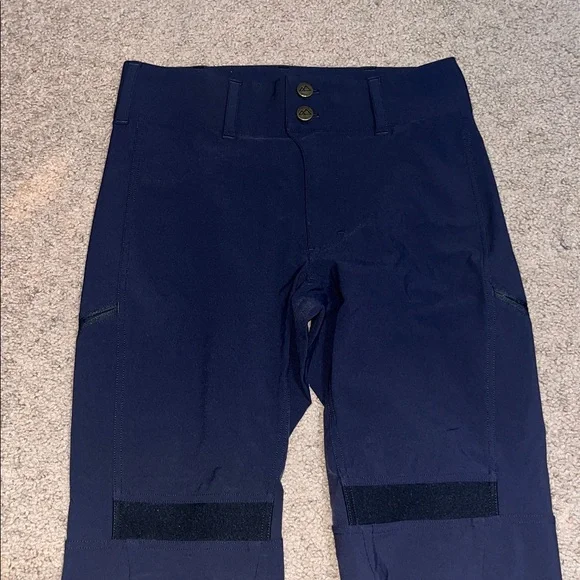 Wild Rye Freyah Mountain Bike MTB Performance Pant Navy Blue Floral Lily 6 - Picture 5 of 9